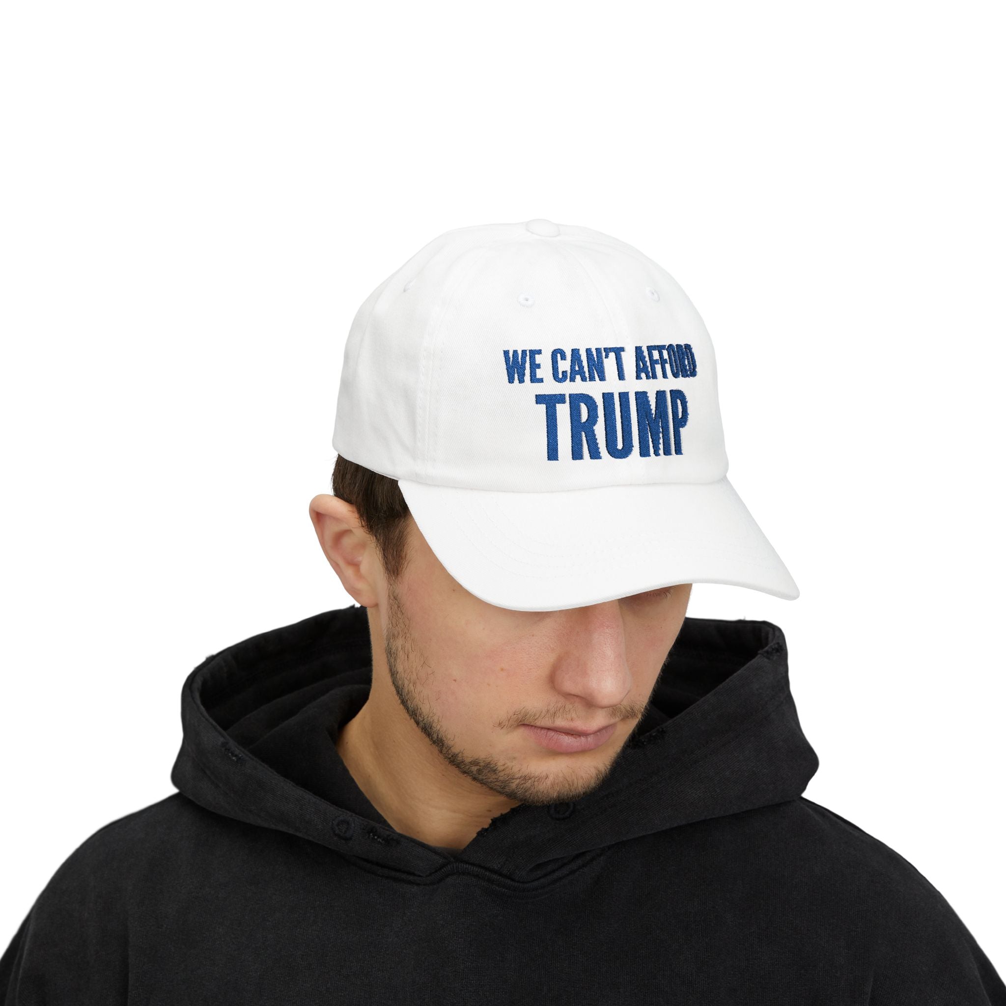 We Can't Afford Trump Baseball Cap--White